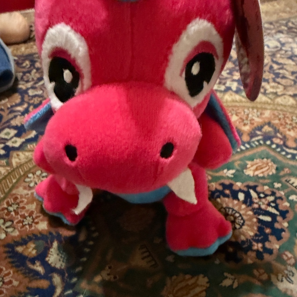 New with tags keepsake of Poland. Pink and Blue Wawel Dragon Plush Toy. - Picture 7 of 7